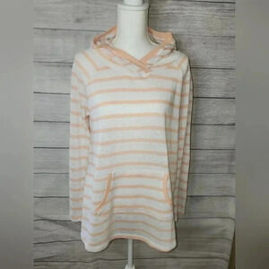 Earth Yoga Hooded Long Sleeve Top Size Medium